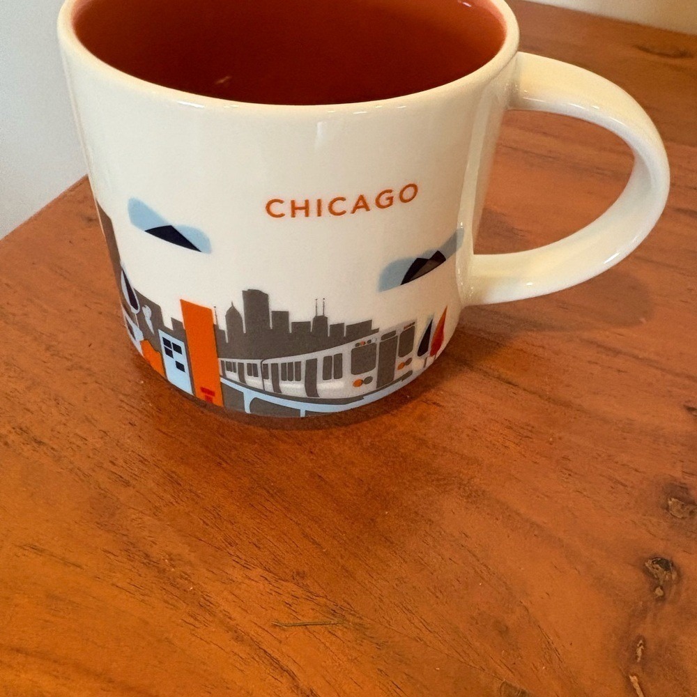 Starbucks coffee mug 14 Oz Chicago You Are Here Collection, No Box